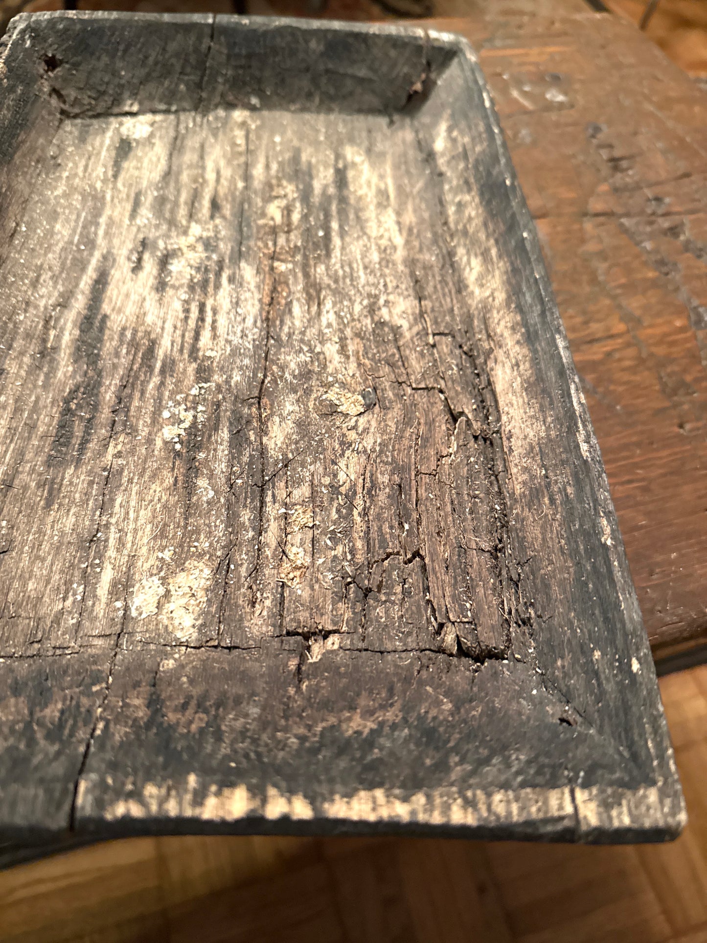 Early Hand-Hewn Trencher, Circa 1780-1820