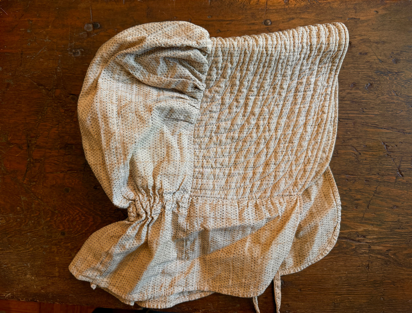 Antique Quilted Calico Sunbonnet (1870-1900)
