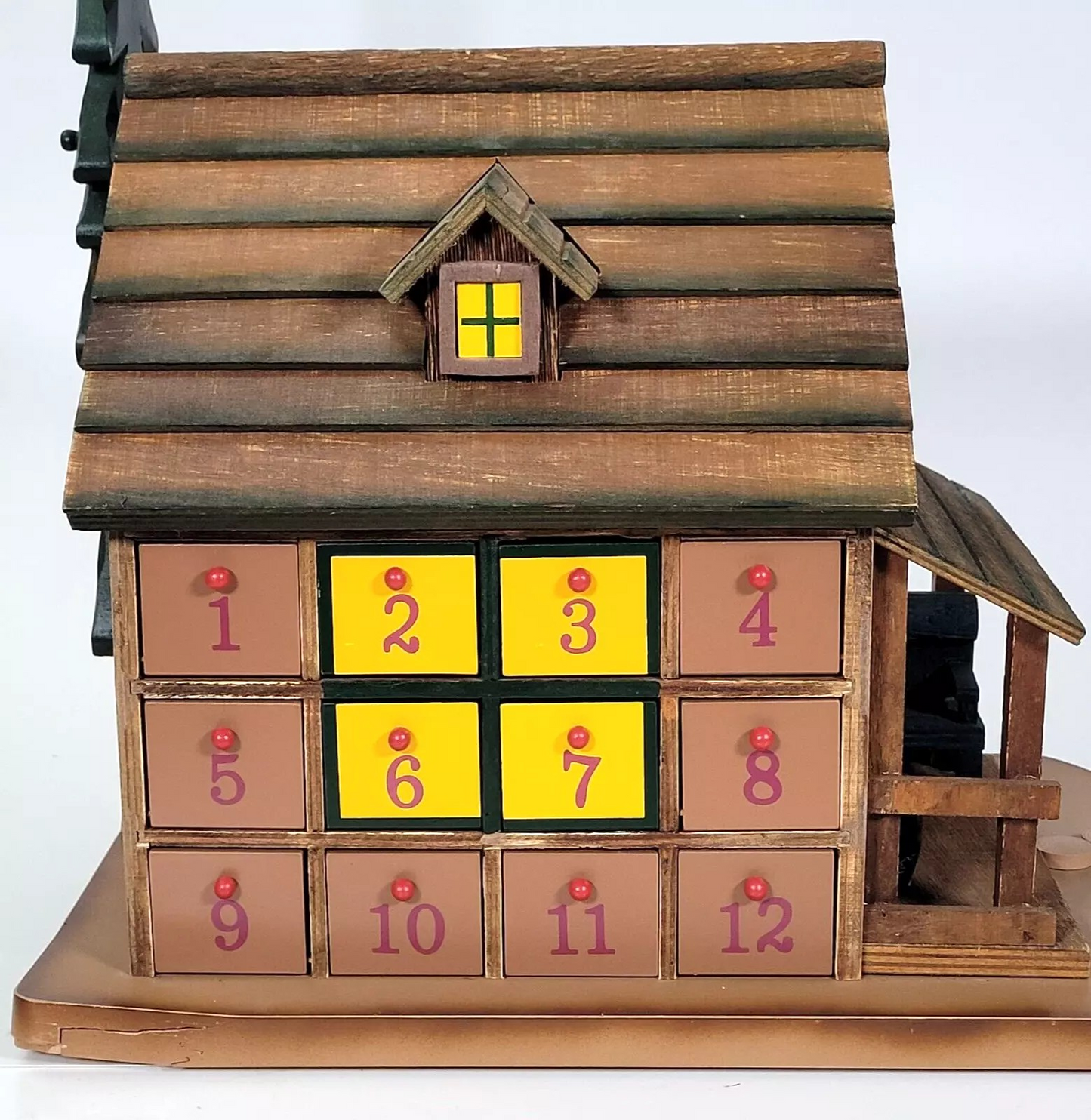Vintage Log Cabin Advent Calendar (as featured in the Christmas 2024 issue)