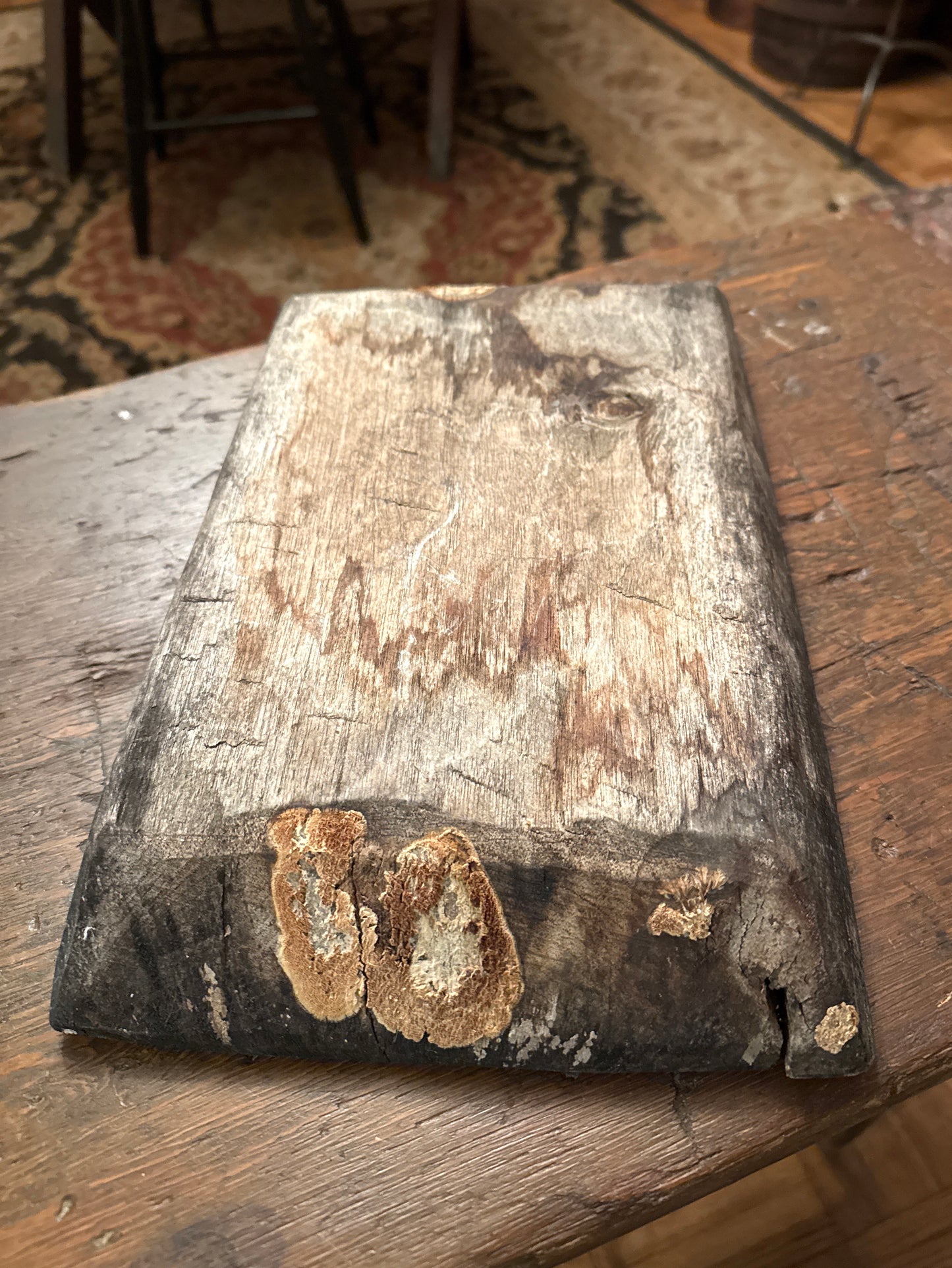 Early Hand-Hewn Trencher, Circa 1780-1820