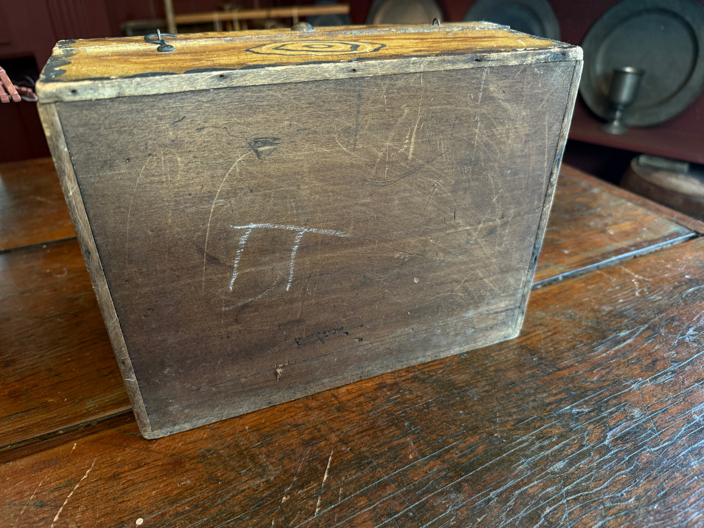Mid-1800s Small Dome Top Document Box
