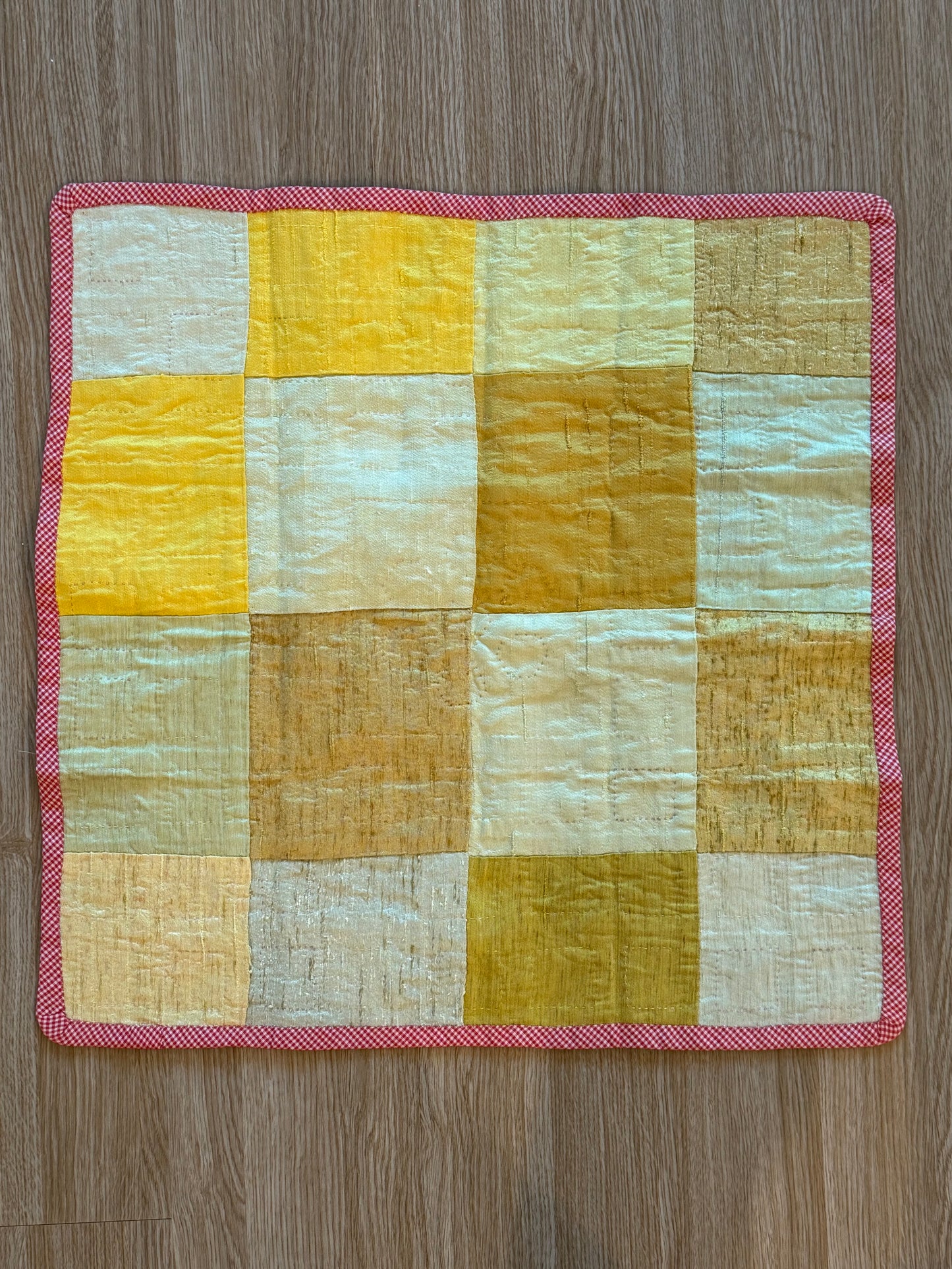 Small Handmade Vintage Quilt Square