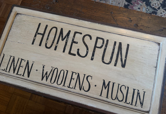 Primitive Painted Trade Sign by Robin Rhea