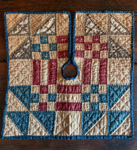 Rare Early 1800s Feather Tree Skirt - 15”