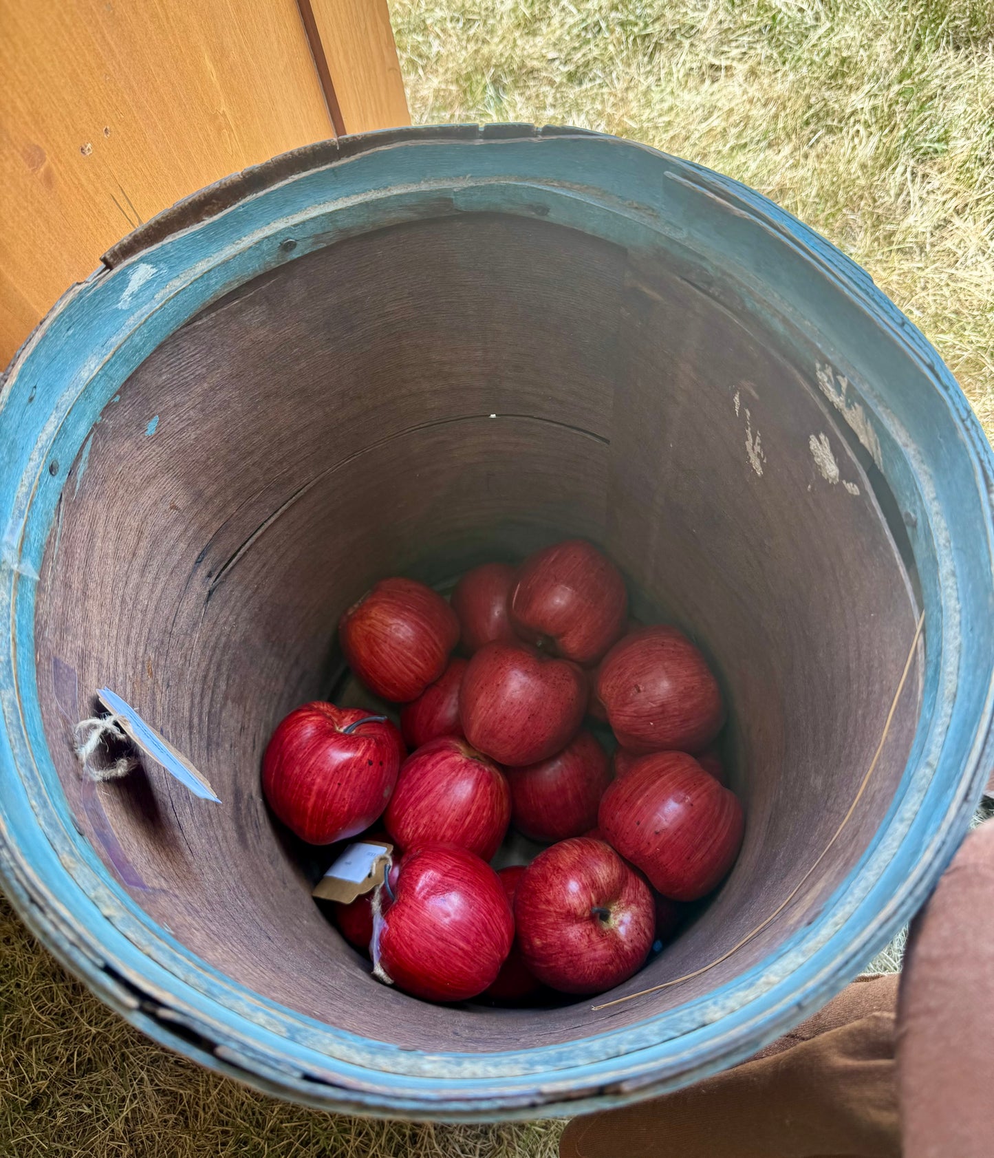 Early Large Barrel in Original Blue Paint