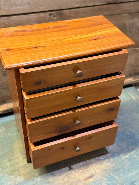 Four-Drawer Miniature Chest