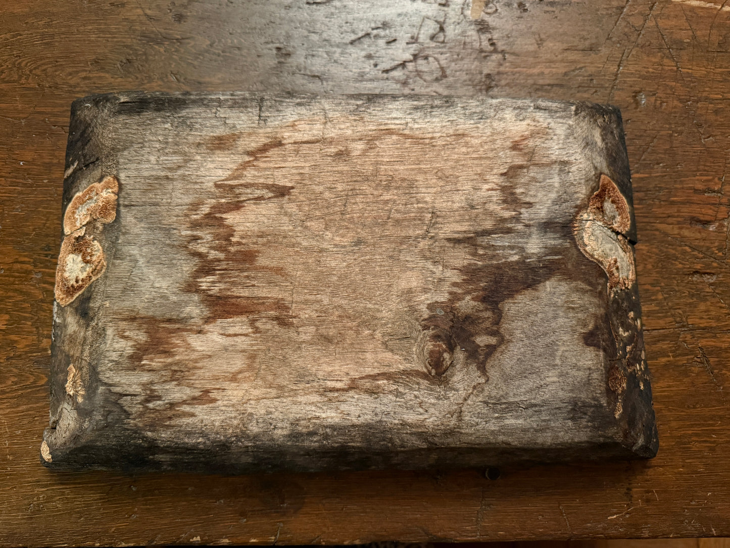 Early Hand-Hewn Trencher, Circa 1780-1820
