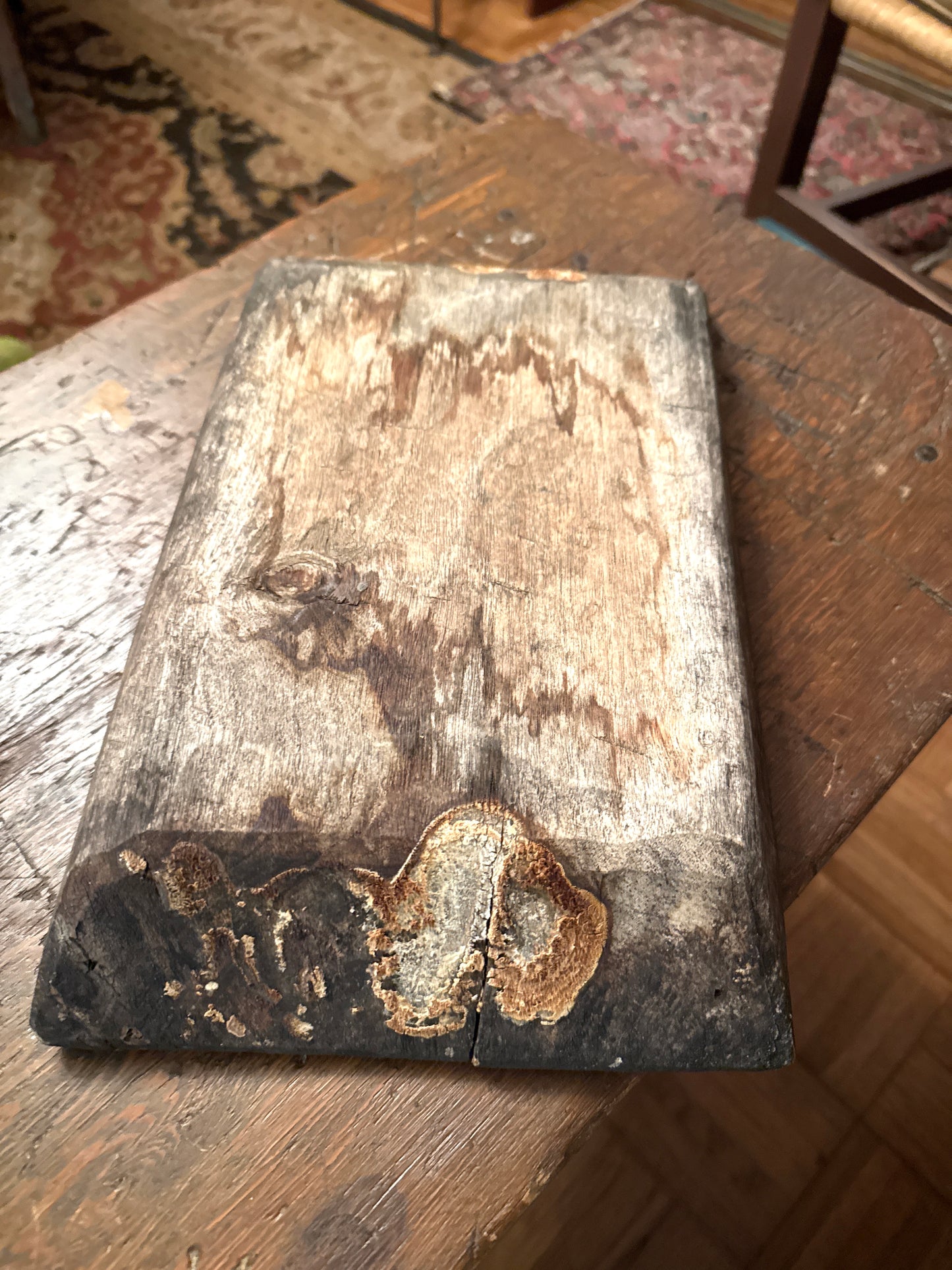 Early Hand-Hewn Trencher, Circa 1780-1820