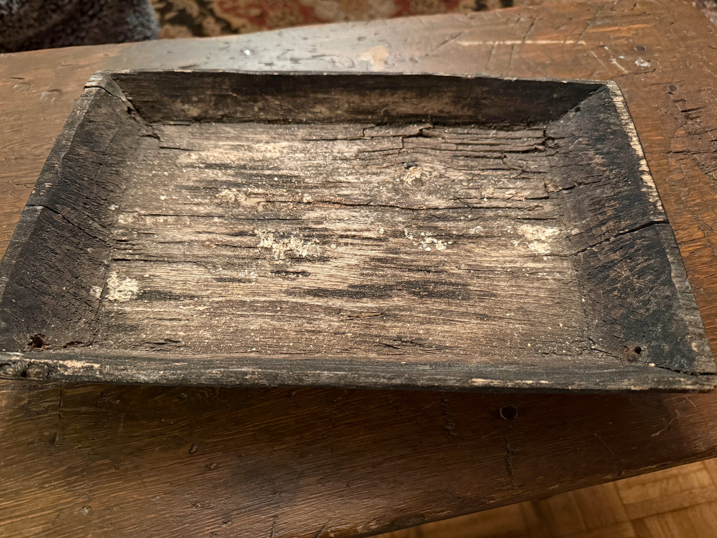 Early Hand-Hewn Trencher, Circa 1780-1820