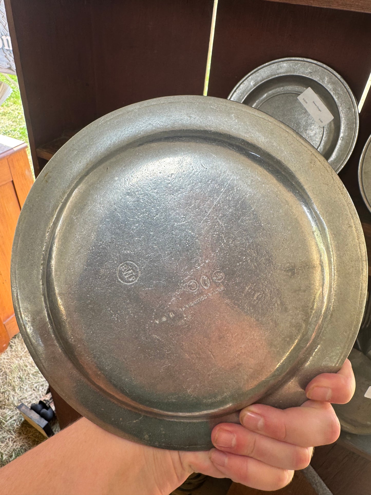 9” Pewter Plate/Charger