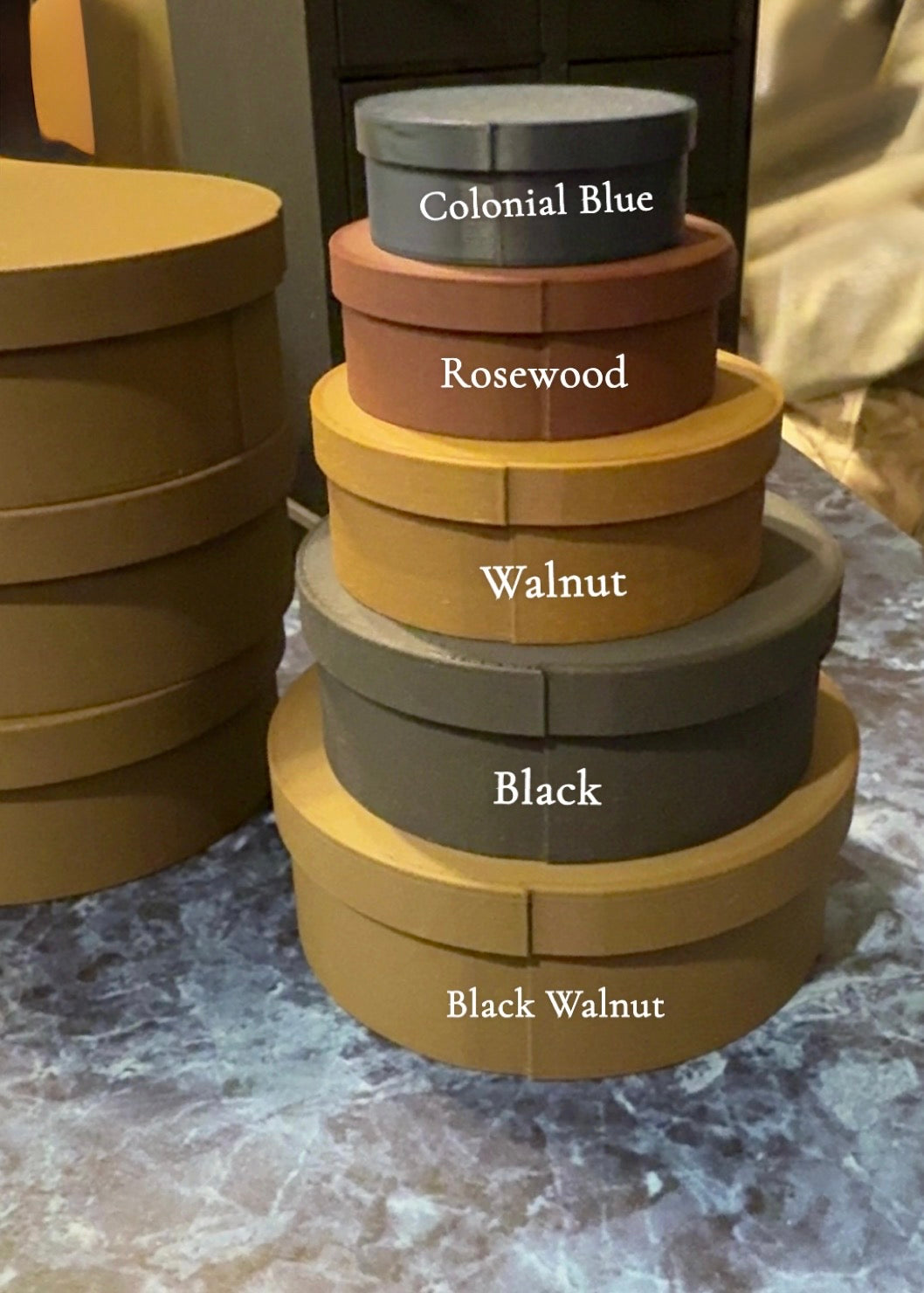 Reproduction Pantry Box Stack (Set of 5)