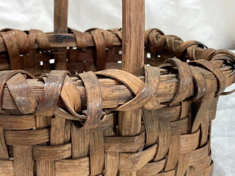 Small Hand-Woven Split Oak Basket