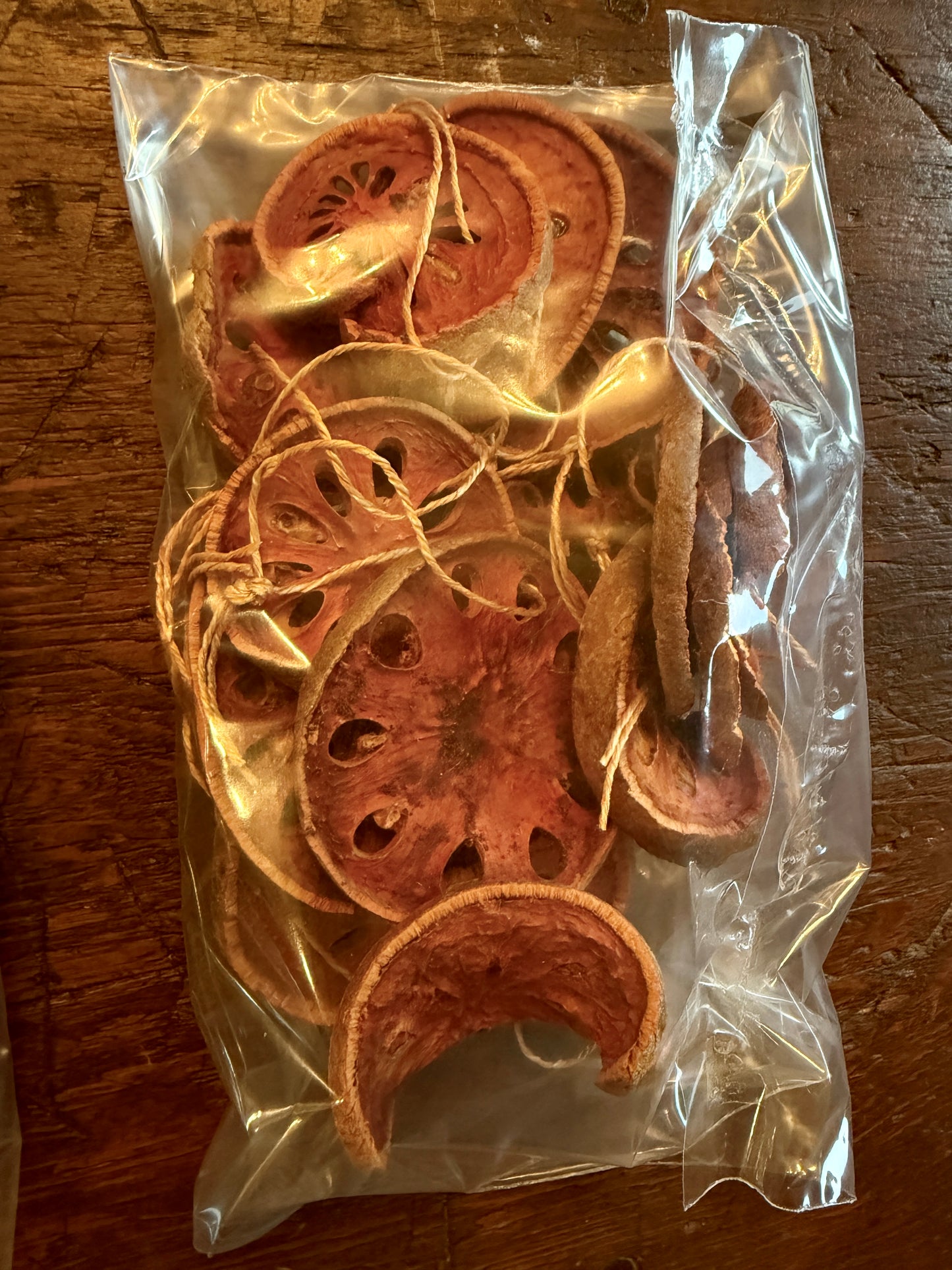 Dried Bael Fruit Ornaments