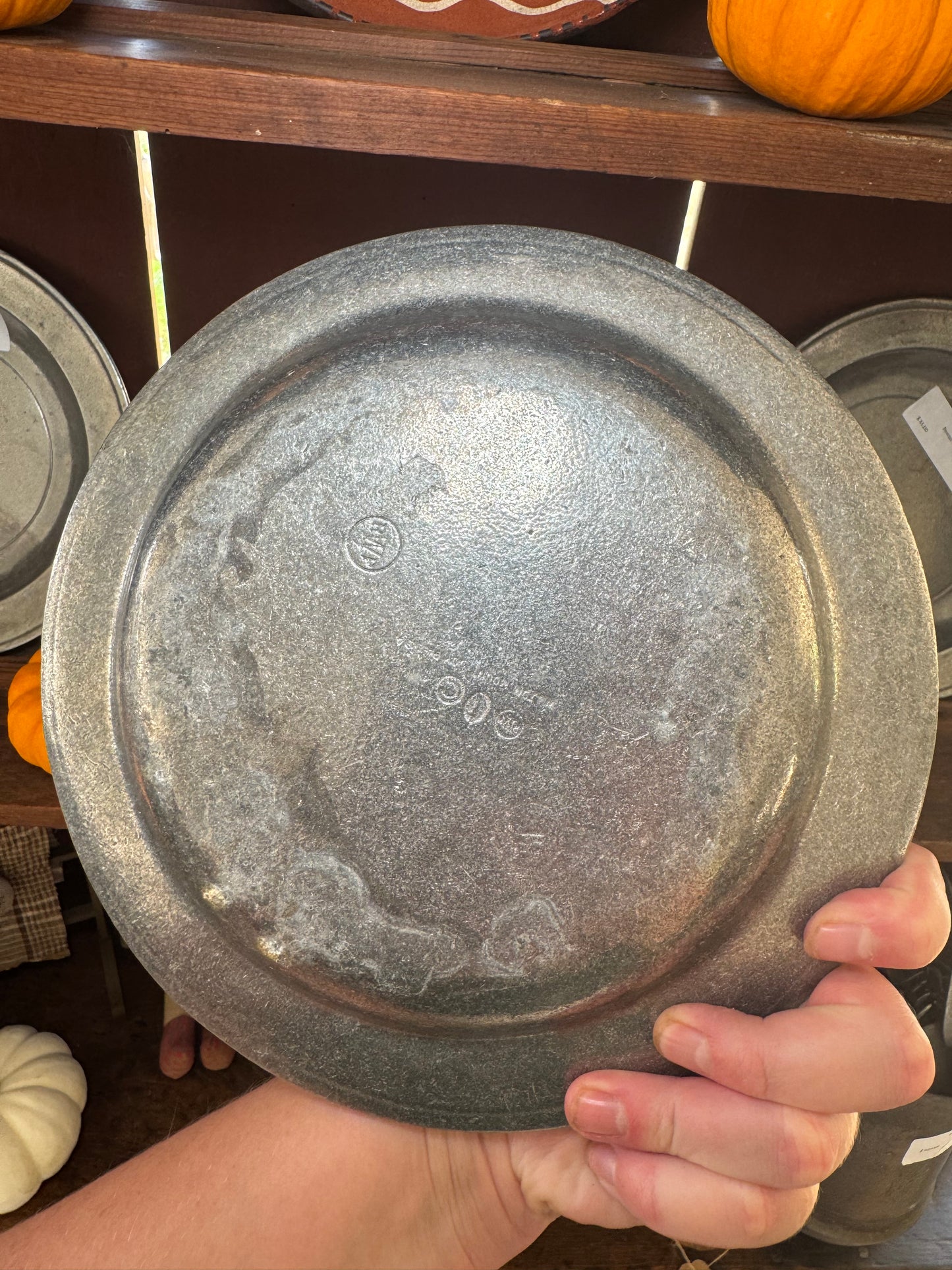9” Pewter Plate/Charger