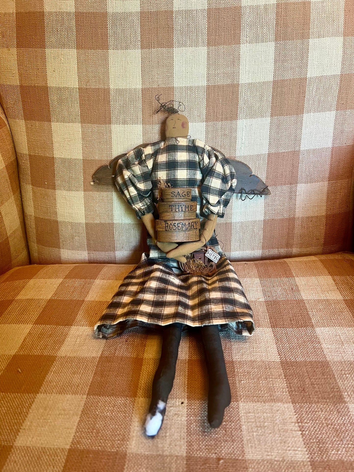 Angel Doll with Herb Boxes