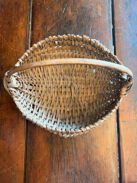 Handwoven Splint Basket, c. 1880–1930 (Option B)