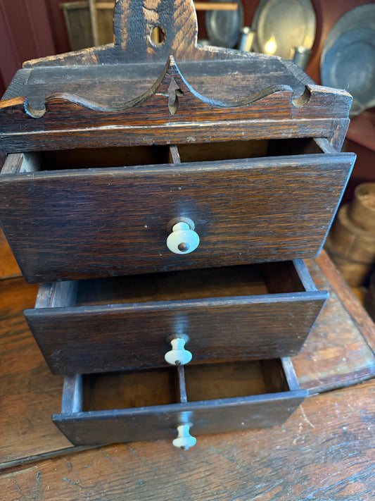 Early 3-Drawer Apothecary