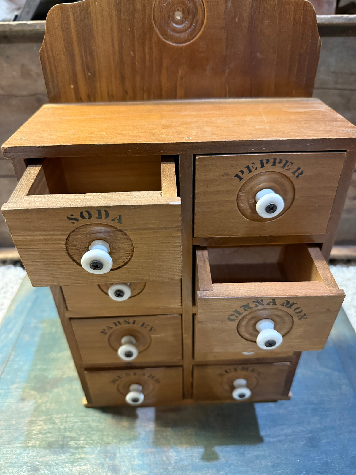 8-Drawer Spice Cabinet
