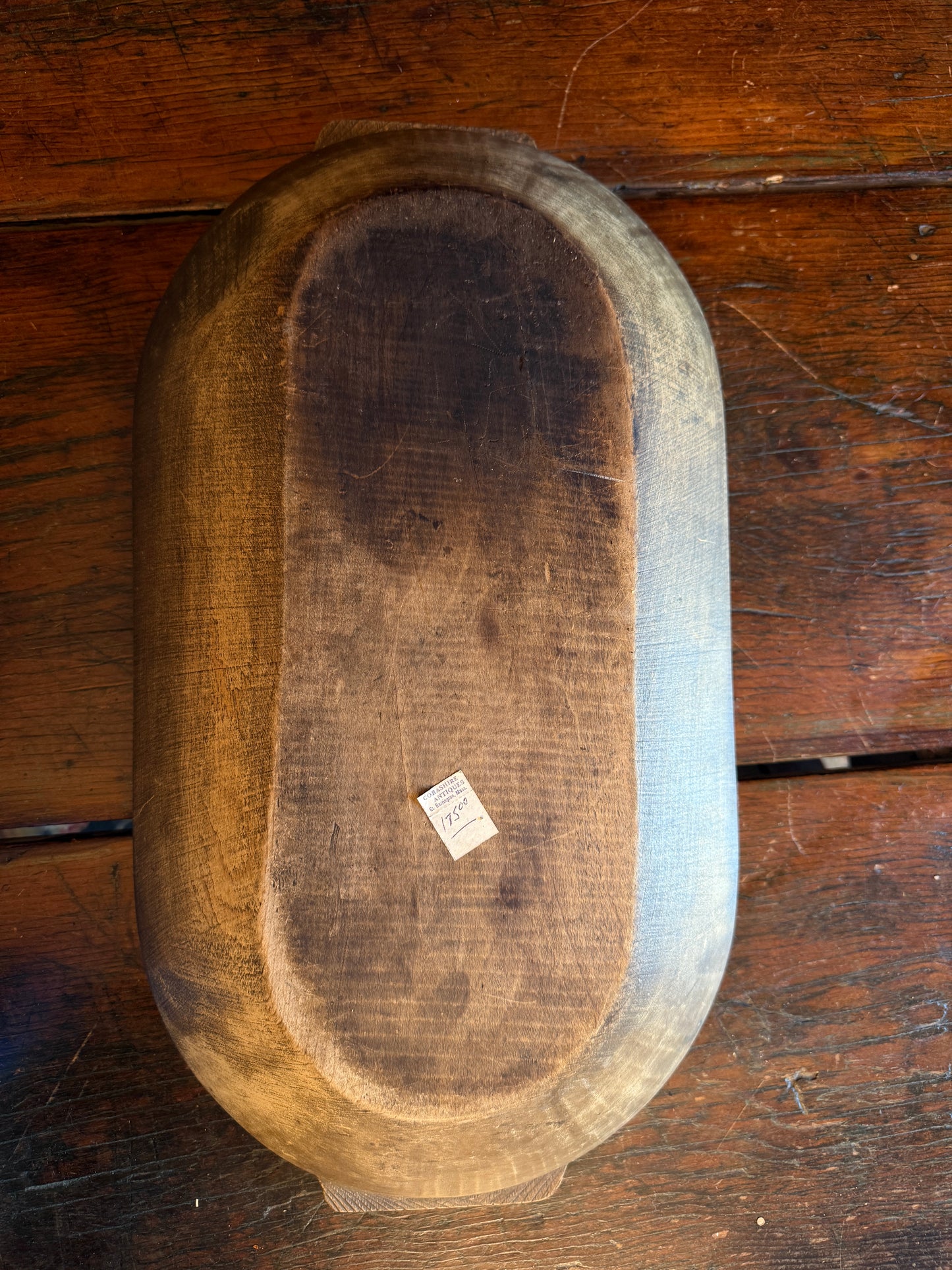 Early Wooden Trencher/Dough Bowl