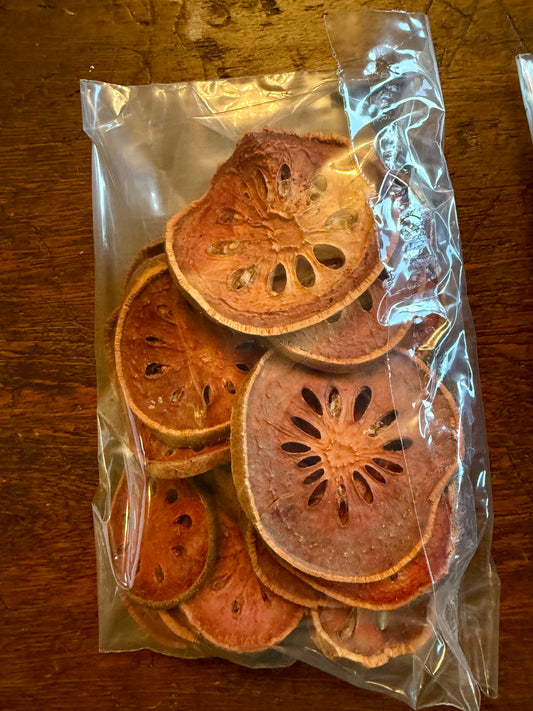 Dried Bael Fruit Slices