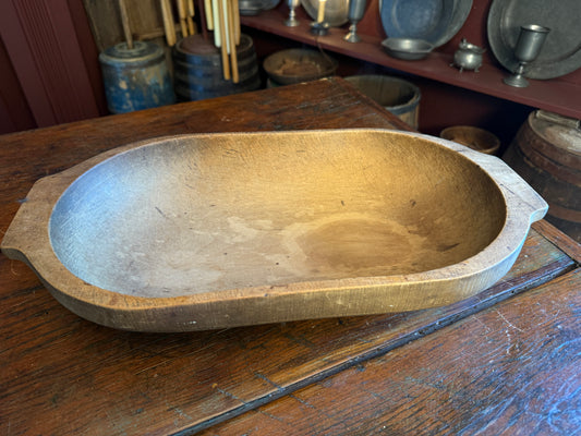 Early Wooden Trencher/Dough Bowl