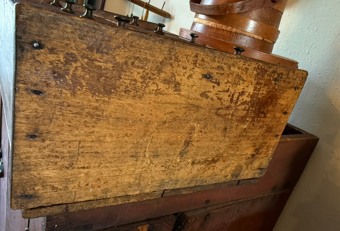 Beautiful Early Antique 8-Drawer Spice Cabinet