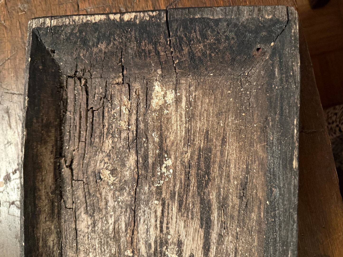Early Hand-Hewn Trencher, Circa 1780-1820