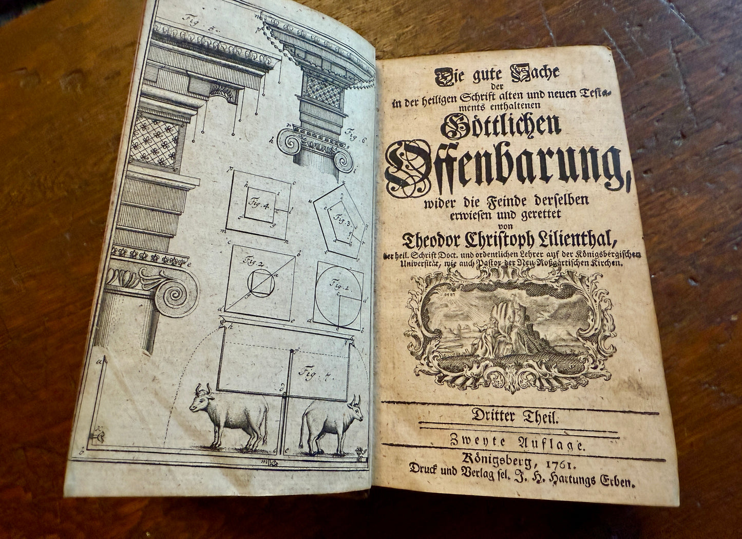 1761 Leather German Bible