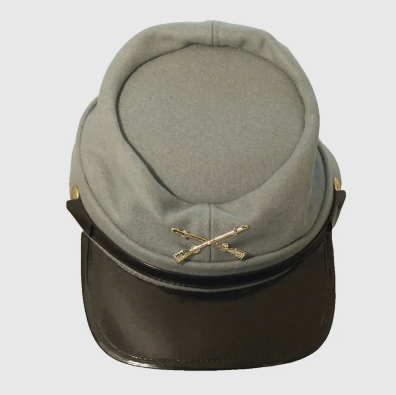 Reproduction Civil War Kepi Wool Hat (Available in Blue or Gray)