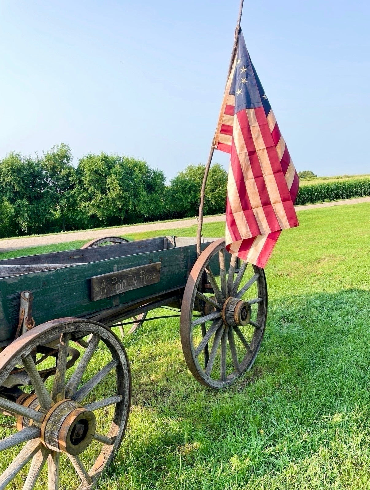 Tea Stained Betsy Ross Flag