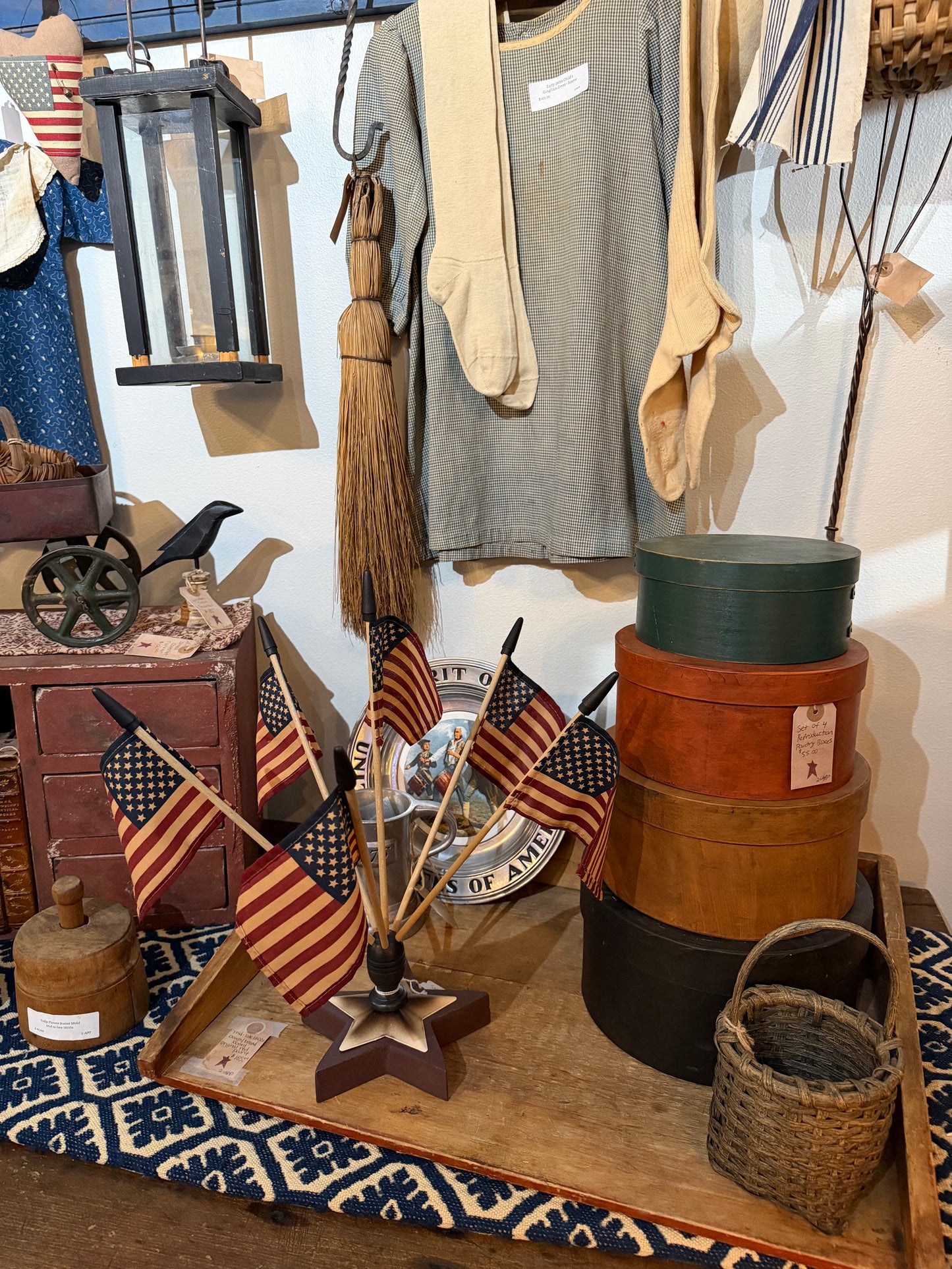 American Flag Star Display
