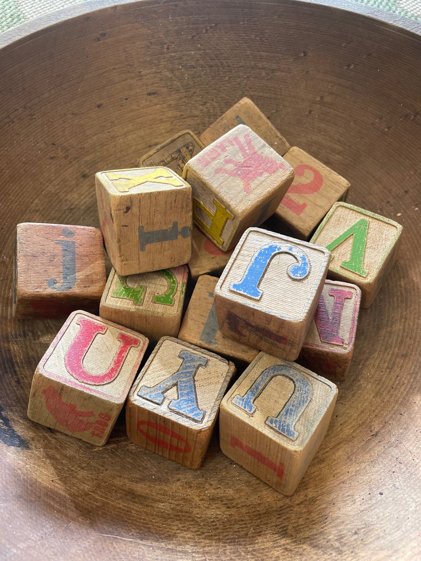 Old Wooden Blocks (15 Large Blocks)