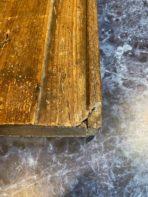 Antique Sliding Candle Box with Signature