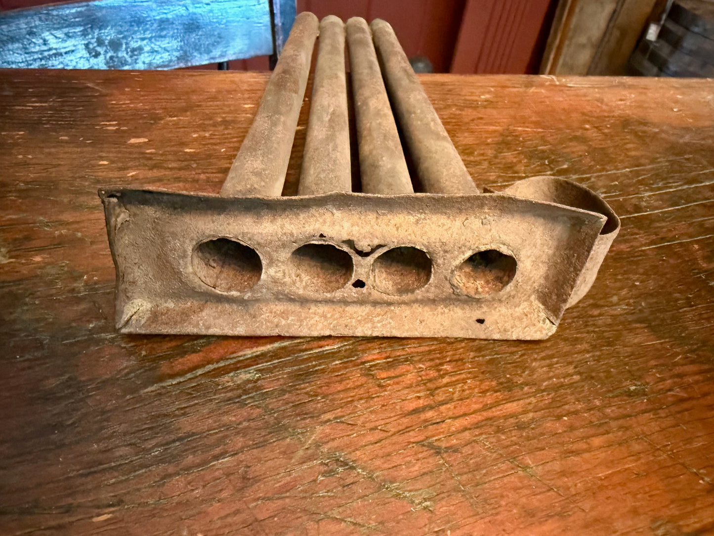 Early Antique 4-Hole Candle Mold