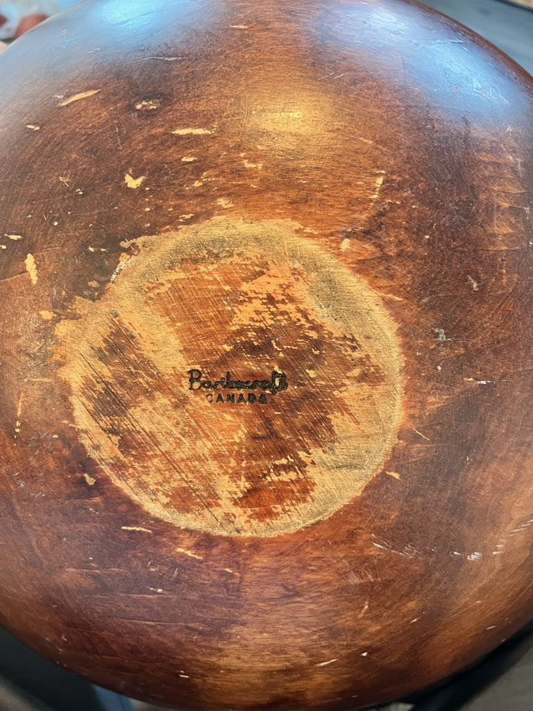 Beautiful Large 16" Dia. Wooden Bowl