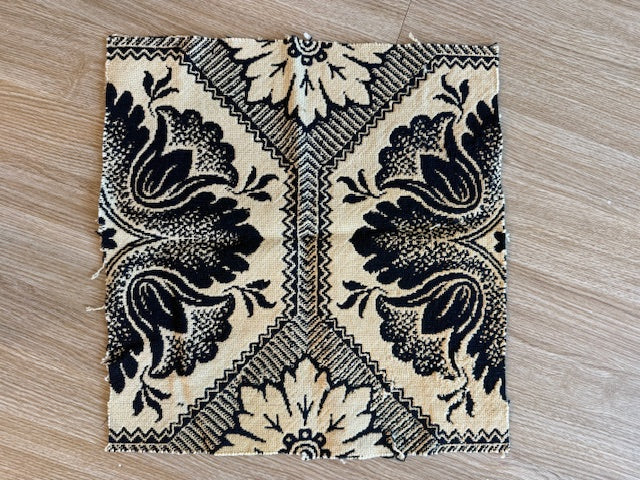 Antique Coverlet Piece - Square