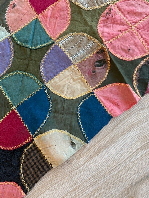 Antique Two-Sided Crazy Quilt