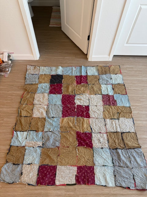 Antique Two-Sided Crazy Quilt