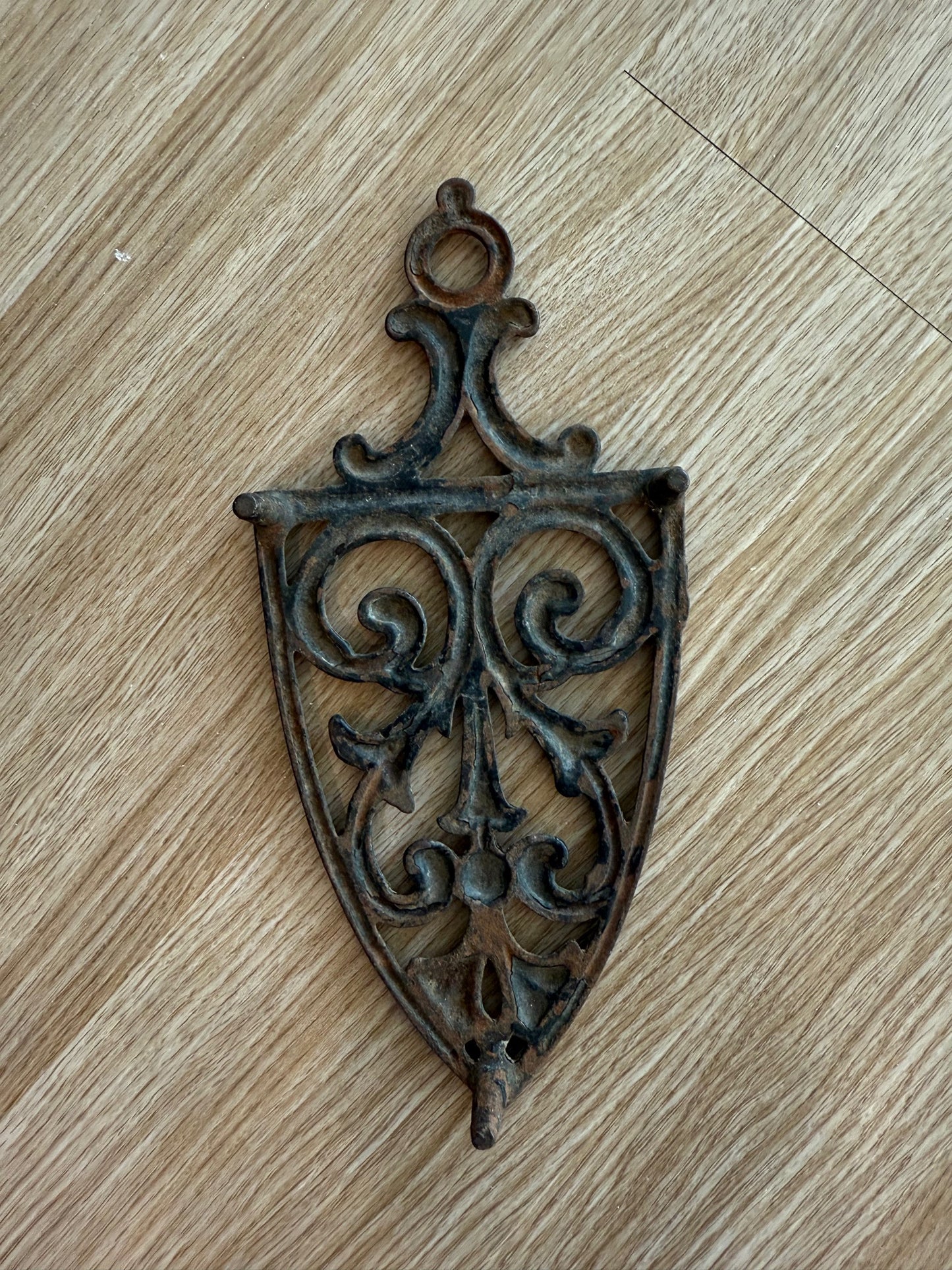 Heart & Swirl Cast Iron Trivet