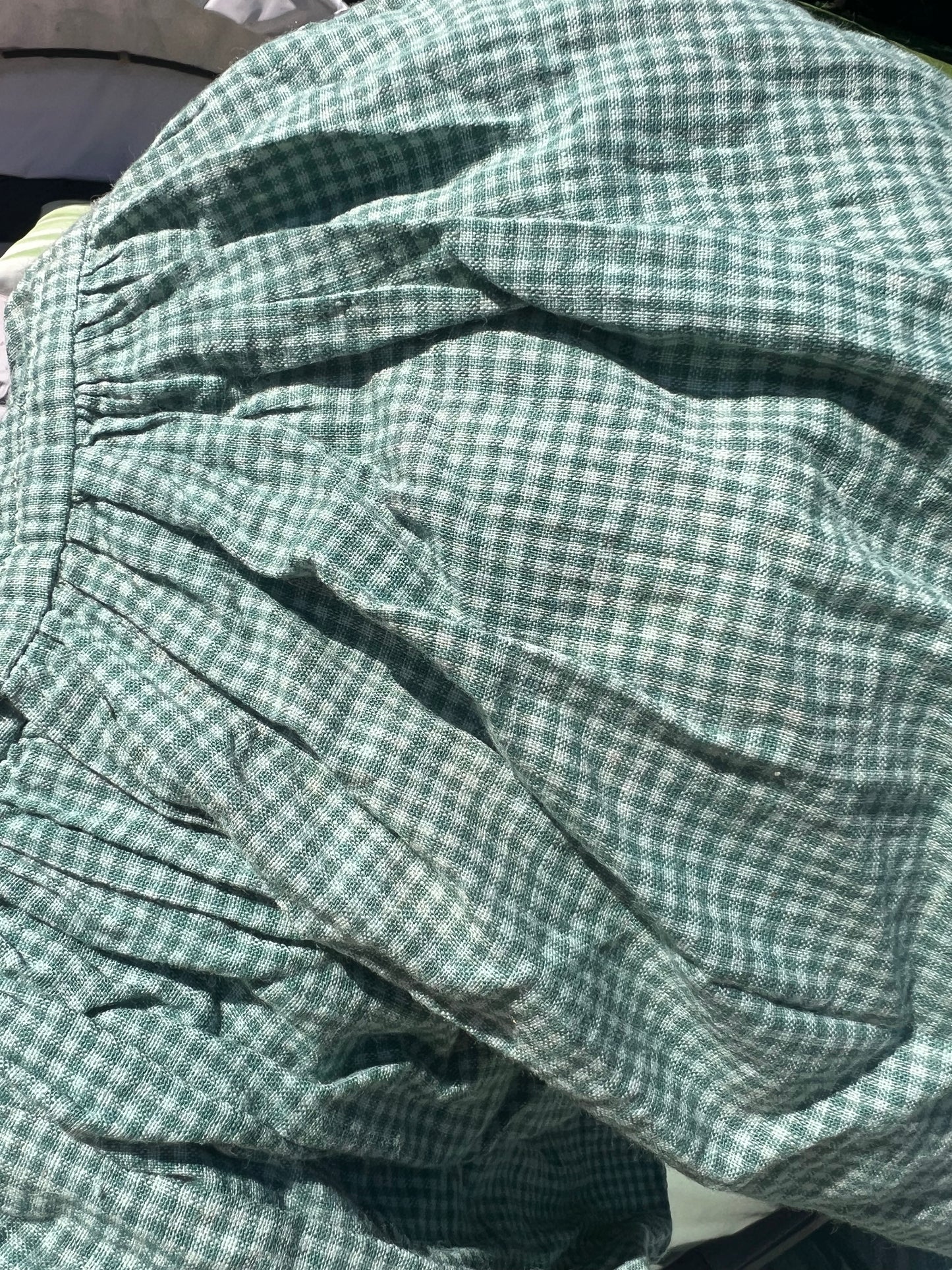 Green Gingham Children’s Dress