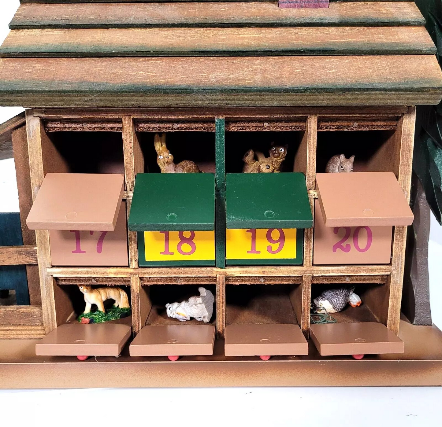 Vintage Log Cabin Advent Calendar (as featured in the Christmas 2024 issue)