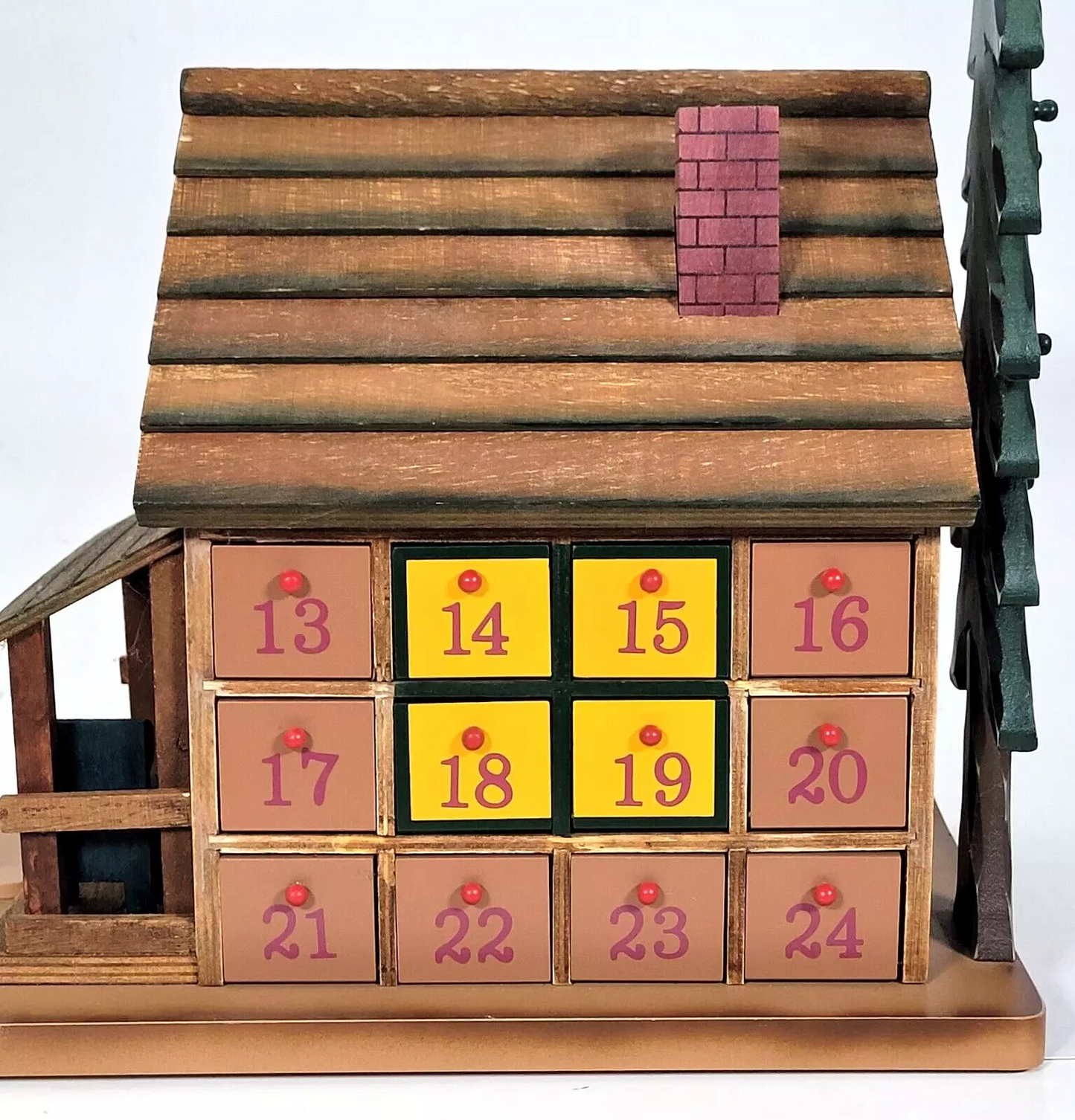 Vintage Log Cabin Advent Calendar (as featured in the Christmas 2024 issue)