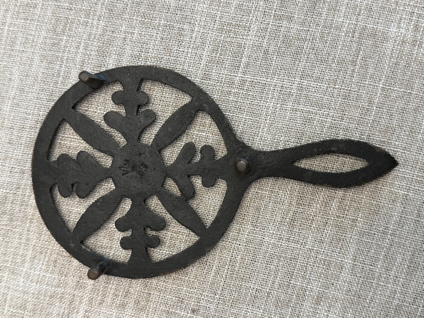 Vintage Cast-Iron Trivet