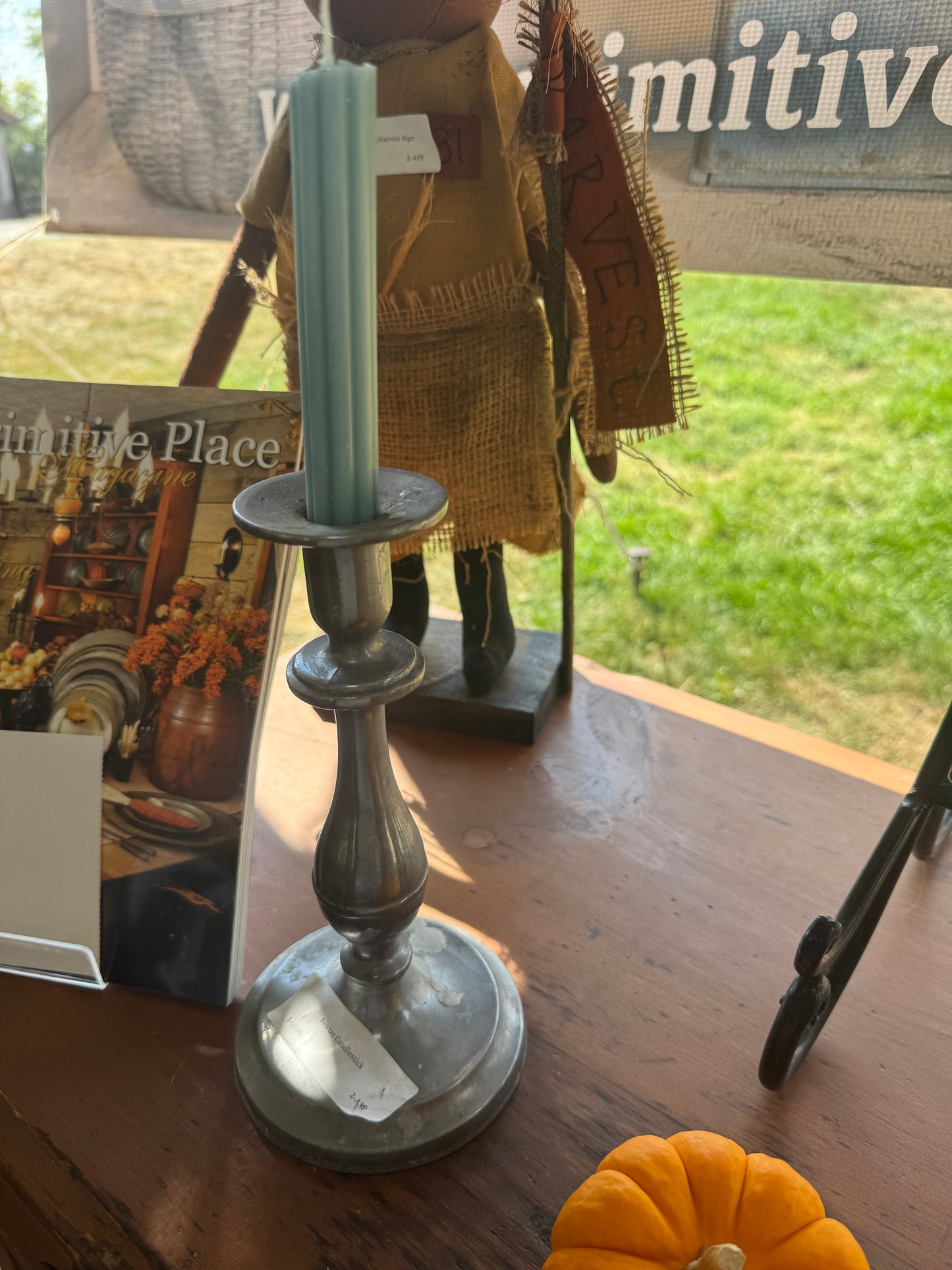 Antique Pewter Candlesticks (sold separately)