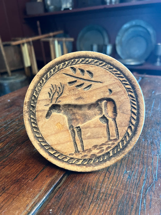 Rare Deer Butter Stamp