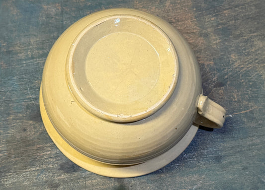 Antique Yellowware Chamber Pot