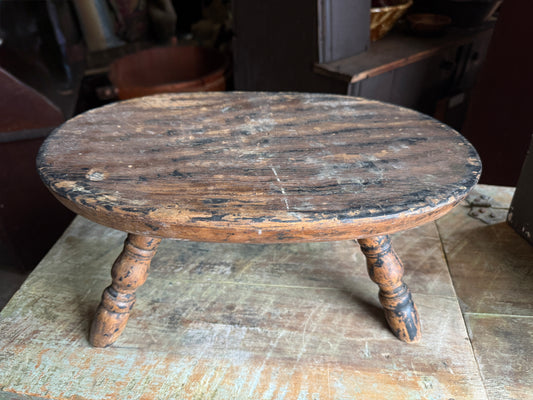 Mid to Late 1800s Antique Cricket Stool