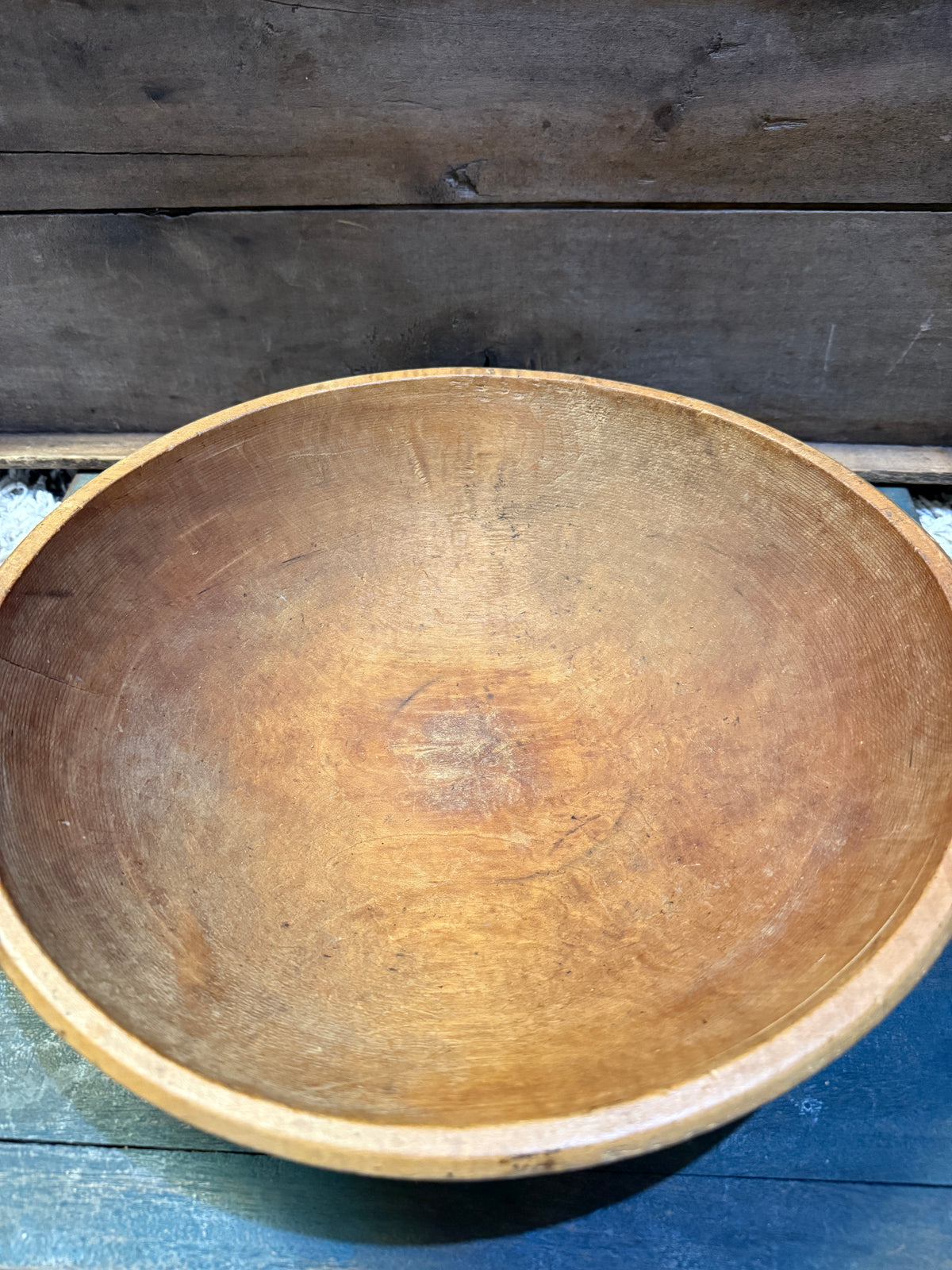 Early Wooden Bowl ~ 15” (C)