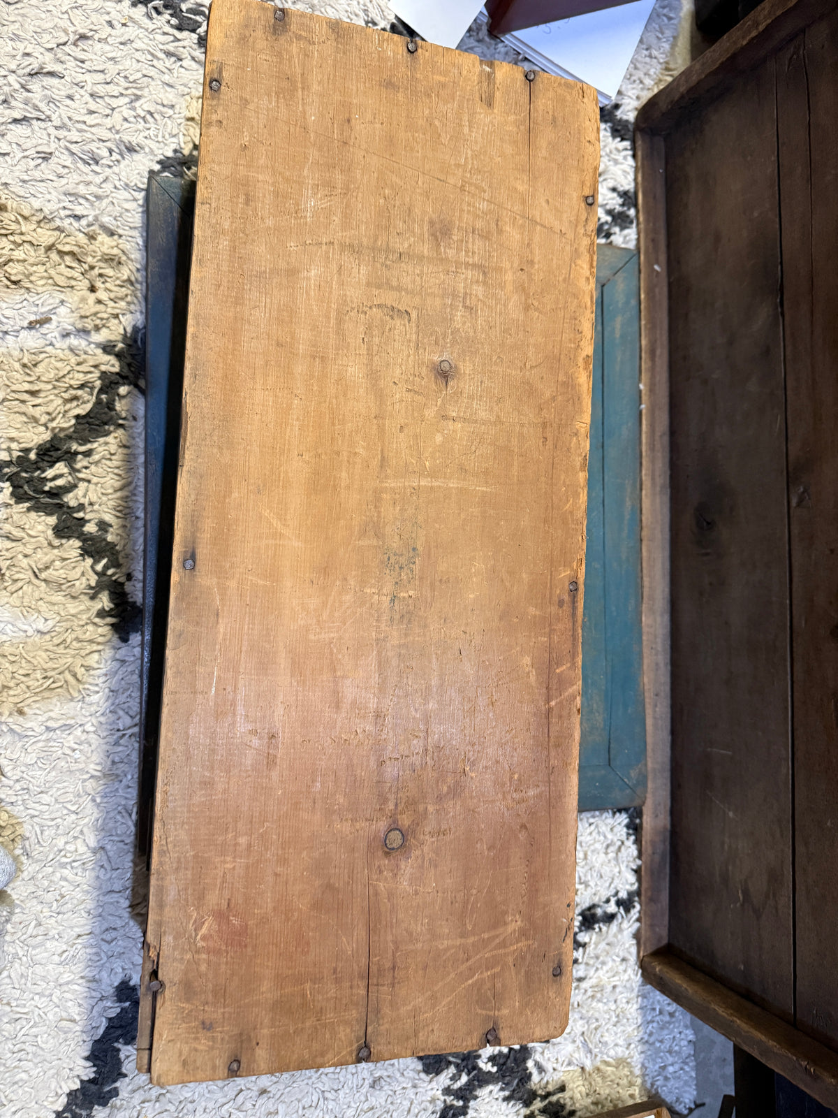 Antique Wooden Seed Box with Original Seed Labels
