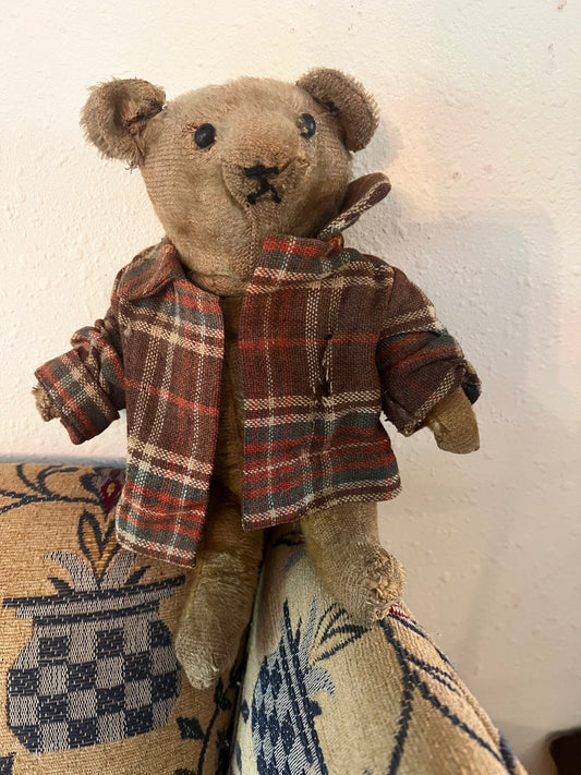 Small Early Jointed Mohair Teddy Bear